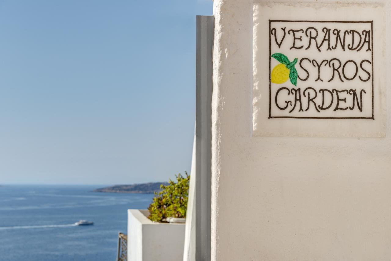Veranda Syros House Ermoúpoli Eksteriør bilde